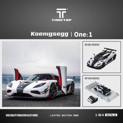 (TT644811) Koenigsegg One:1 (White)