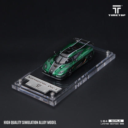 (Pre-Order)(TT644813) Koenigsegg One:1 (Green)