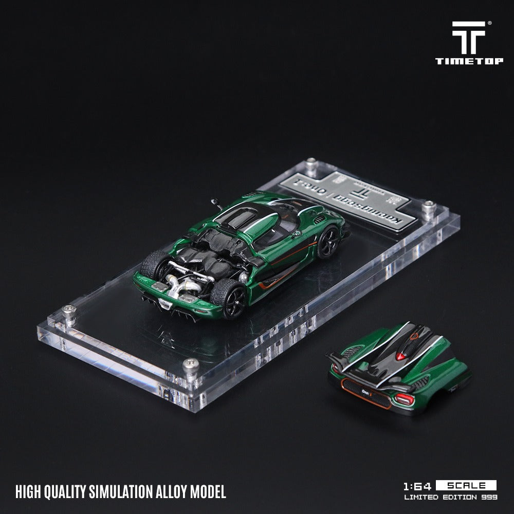 (Pre-Order)(TT644813) Koenigsegg One:1 (Green)