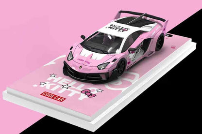 (CC643825 )Lamborghini Aventador LP700-4 GT Evo (Hello Kitty Livery)