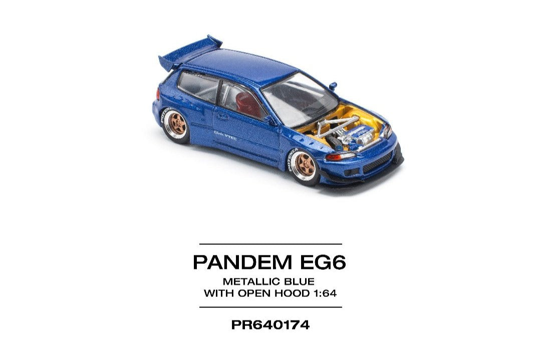 (Pre-Order) (PR640174) PANDEM CIVIC EG6 METALLIC BLUE (metallic blue)