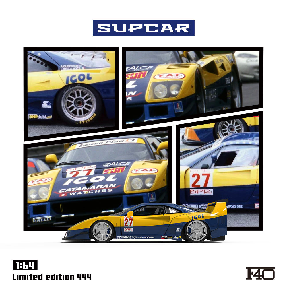 (SC64024) F40 Yellow Racing Livery