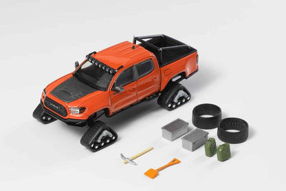 (KS-077-507) Toyota Tacoma pickup - Snow Version (Orange clean version)