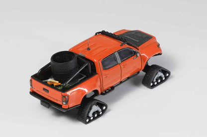 (KS-077-507) Toyota Tacoma pickup - Snow Version (Orange clean version)