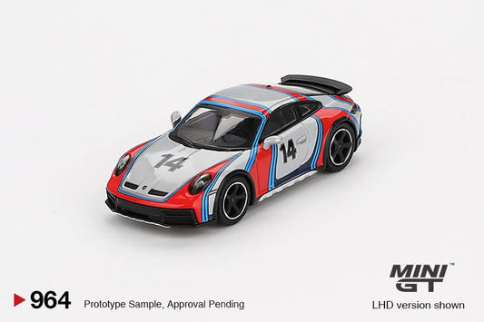(MGT00964-BL) Porsche 911 Dakar Ice Grey Metallic "Rally 1974" (Blister Version)