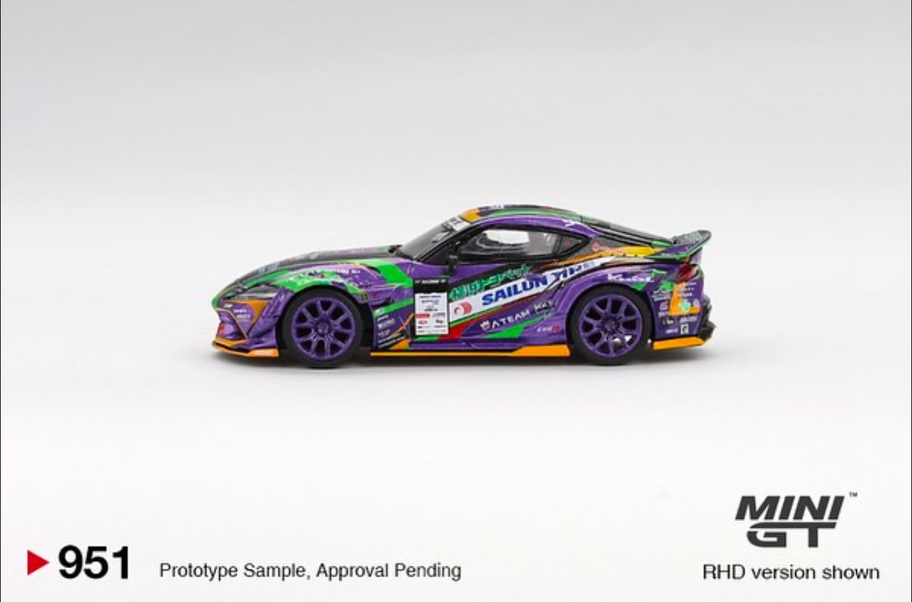 (MGT00951-BL) Toyota GR Supra KUHL 2021 D1GP Evangelion Racing - Japan Exclusive (Blister Version)