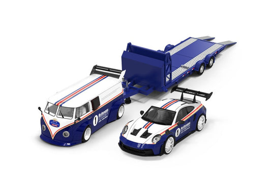 (Pre-Order) (TM642946-T) Rothmans racing trailer set