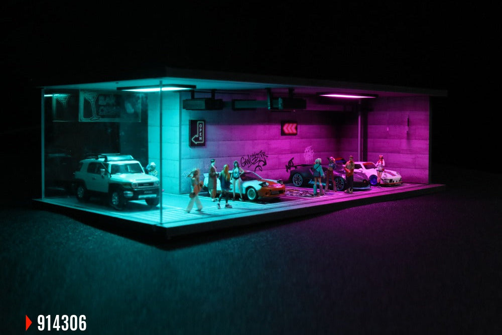 (MO914306) Cyberpunk series light version assembly scene