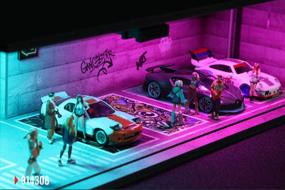 (MO914306) Cyberpunk series light version assembly scene