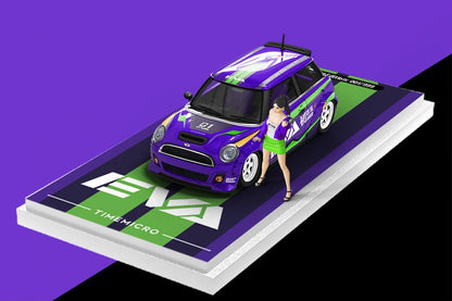 (TM643637-1) MINI COOPER- Purple EVA with figurine