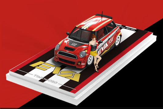 (Pre-Order) (TM643638-1) MINI COOPER- Red EVA with figurine