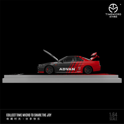 (Pre-Order) (TM646316) Skyline R34 Advan livery