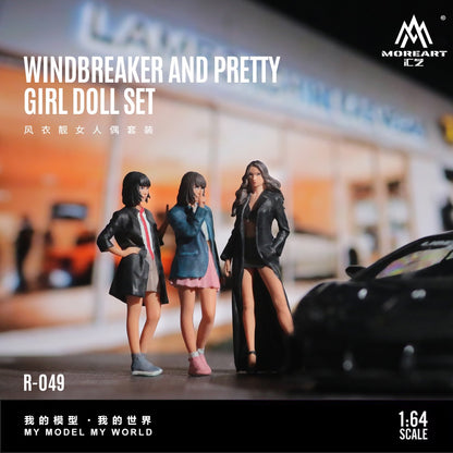 (Pre-Order) (MO223049) Trench coat doll set (resin)