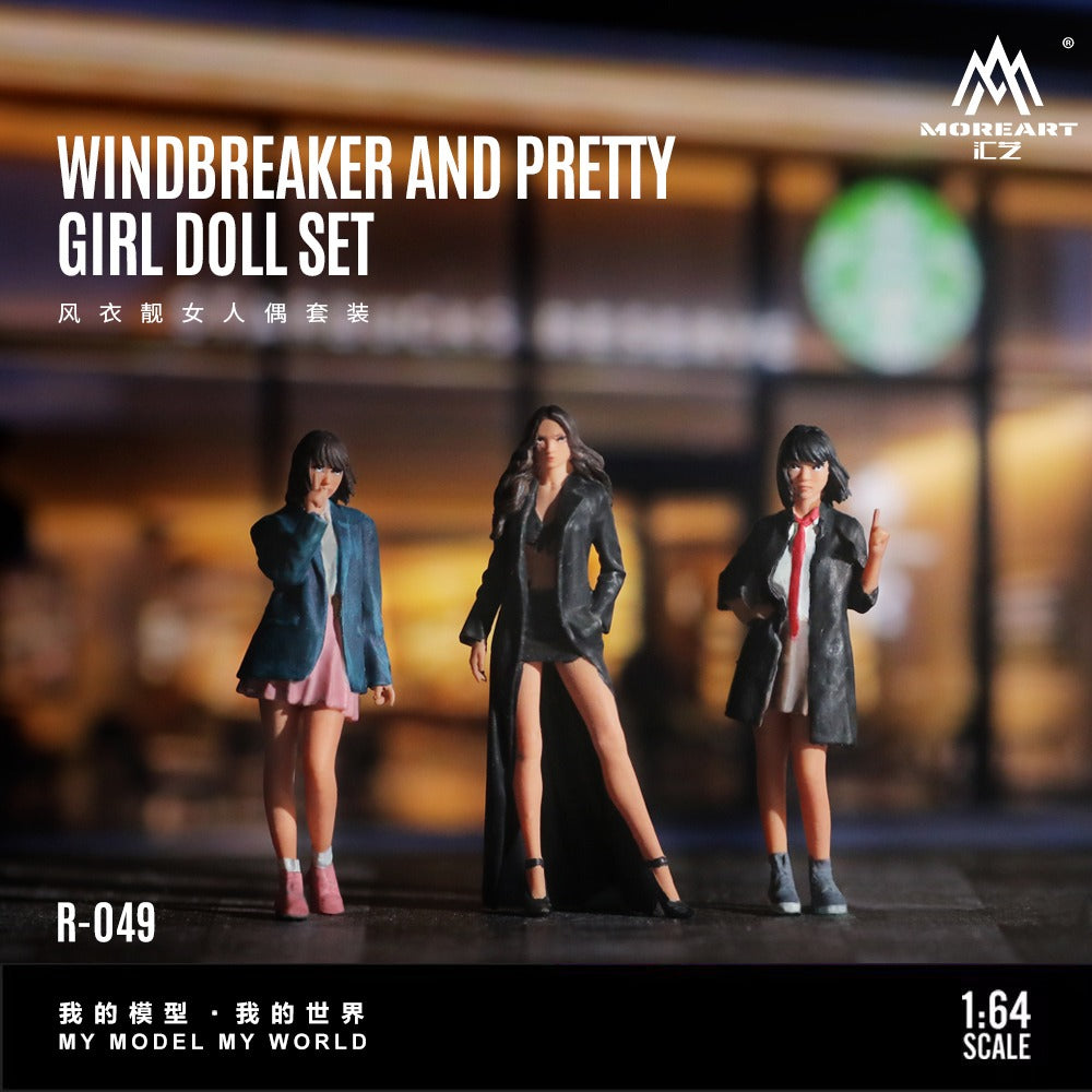(Pre-Order) (MO223049) Trench coat doll set (resin)