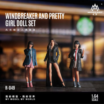 (Pre-Order) (MO223049) Trench coat doll set (resin)