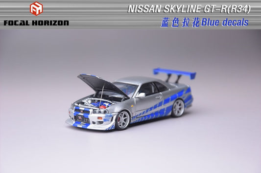 (Pre-Order) Skyline GT-R R34 (Fast & Furious version)