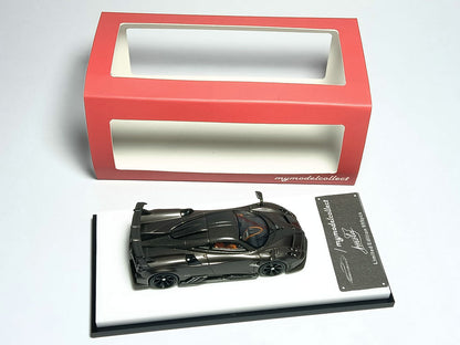 (Pre-Order) (MC640015D) Pagani Huayra Imola (Electric Pearl Gray/Carbon)