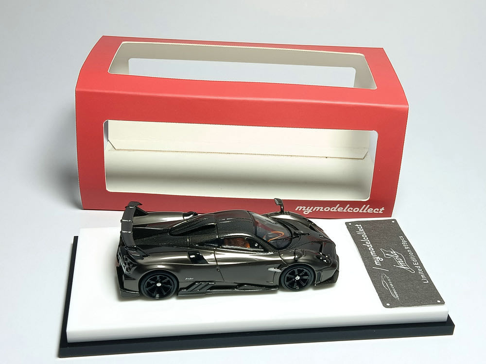 (Pre-Order) (MC640015D) Pagani Huayra Imola (Electric Pearl Gray/Carbon)