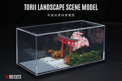 (MO901323) Torii Gate Landscape Scene Model