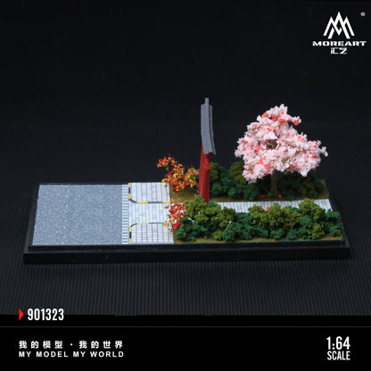 (MO901323) Torii Gate Landscape Scene Model