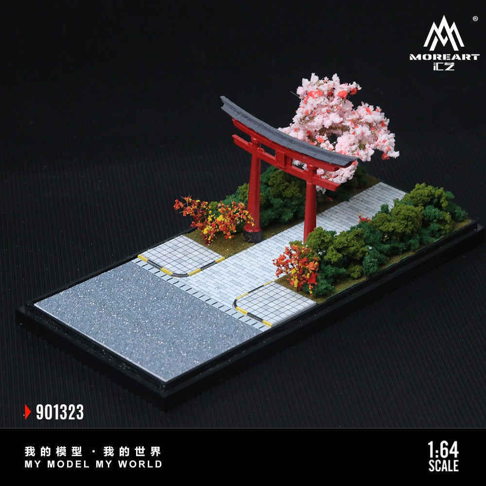 (MO901323) Torii Gate Landscape Scene Model
