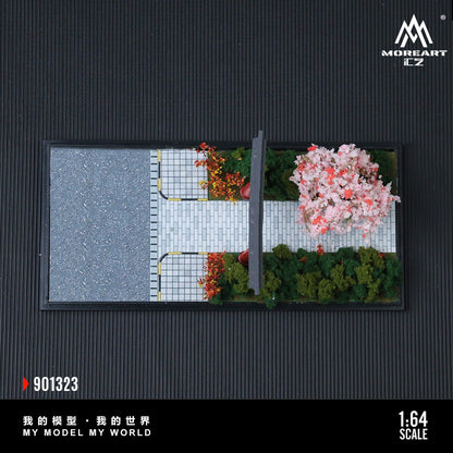 (MO901323) Torii Gate Landscape Scene Model