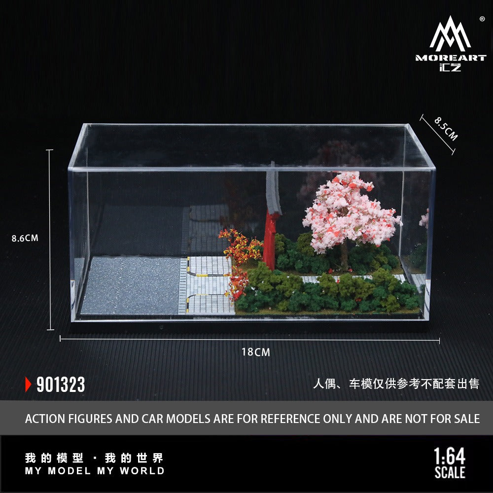(MO901323) Torii Gate Landscape Scene Model