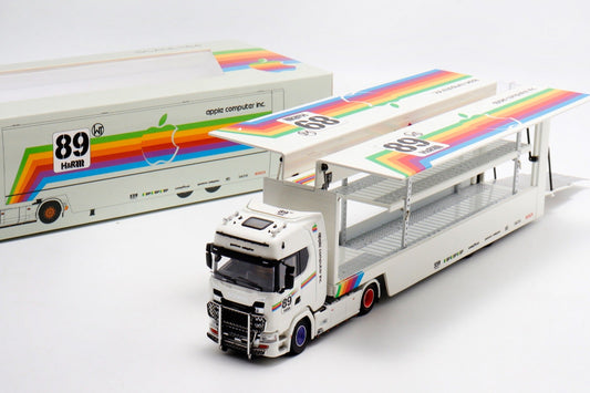 (Pre-Order) Kengfai x Maxwell - SCANIA S730 v8 double-decker (Apple #89 Livery)