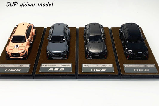 (Pre-Order) Audi RS6 Avant (C7) wagon, DTM Jon Olsson wide-body modified version (RESIN)