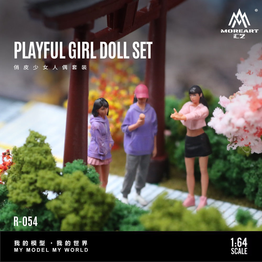 (Pre-Order) (MO223054) Playful Girl Figure Set