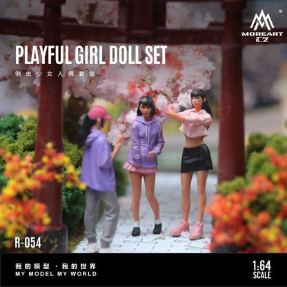 (Pre-Order) (MO223054) Playful Girl Figure Set