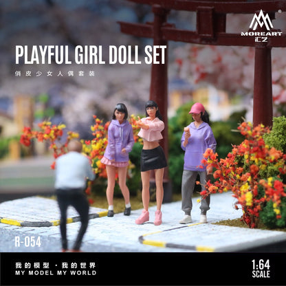 (Pre-Order) (MO223054) Playful Girl Figure Set