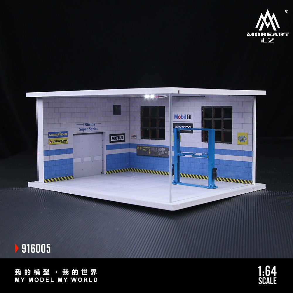 (Pre-Order) (MO916005) Auto Repair Shop D Model - Light Edition Scene