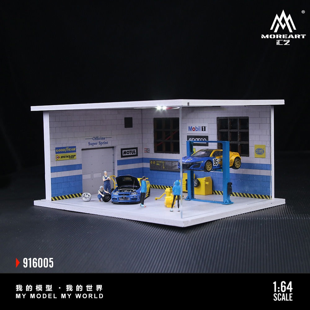 (Pre-Order) (MO916005) Auto Repair Shop D Model - Light Edition Scene