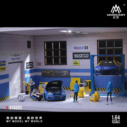 (Pre-Order) (MO916005) Auto Repair Shop D Model - Light Edition Scene