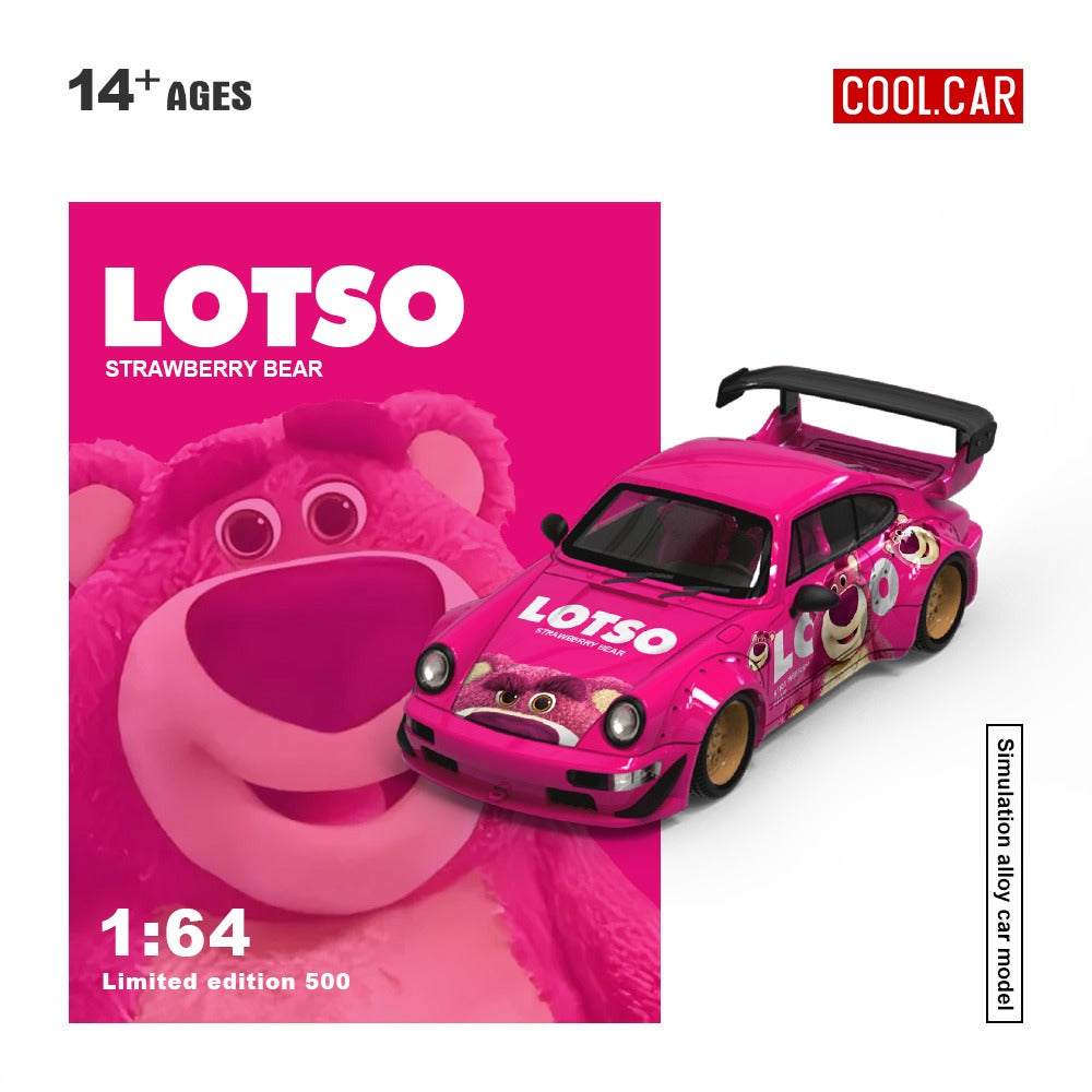 (Pre-Order) Cool Car - Porsche 964 (Strawberry Bear Series)