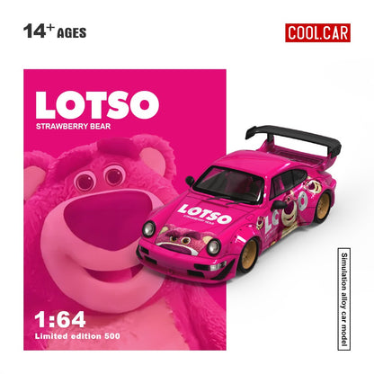 (Pre-Order) Cool Car - Porsche 964 (Strawberry Bear Series)