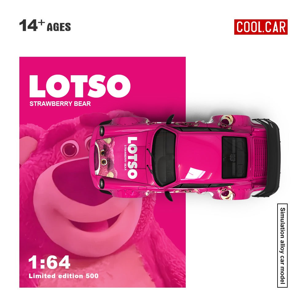 (Pre-Order) Cool Car - Porsche 964 (Strawberry Bear Series)