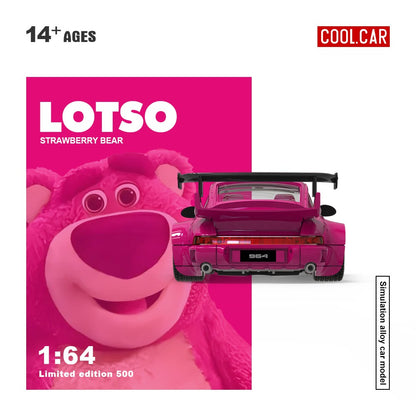 (Pre-Order) Cool Car - Porsche 964 (Strawberry Bear Series)