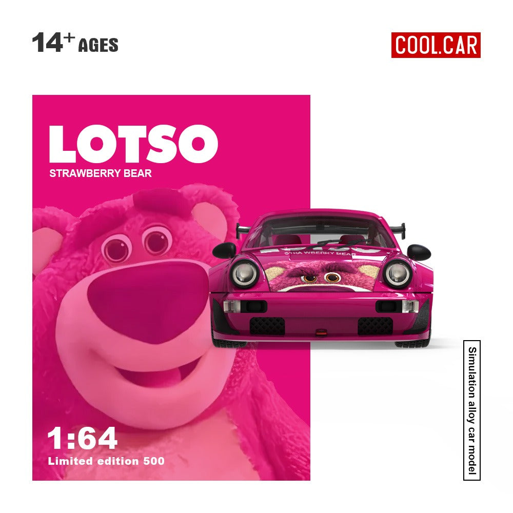 (Pre-Order) Cool Car - Porsche 964 (Strawberry Bear Series)