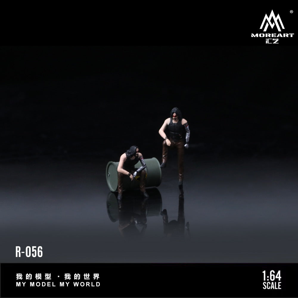 (Pre-Order) (MO223056) Silver Arm Figurine set + Biohazard barrel