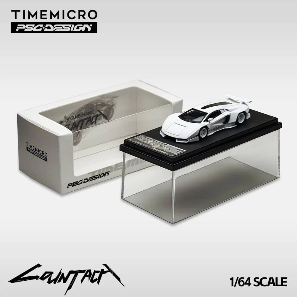 (TM647702) Time Micro - Lamborghini Countach LPI800-4 Grey White LHD