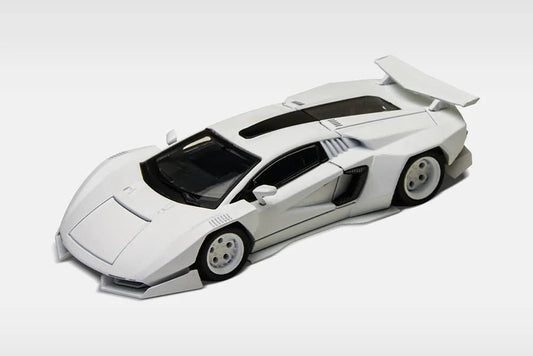(TM647702) Time Micro - Lamborghini Countach LPI800-4 Grey White LHD