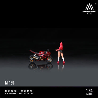 (Pre-Order) (MO222169) Yamaha R6 with Baseball Girl figurine