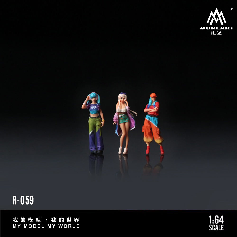 (MO223059) Trendy girl Figure Set
