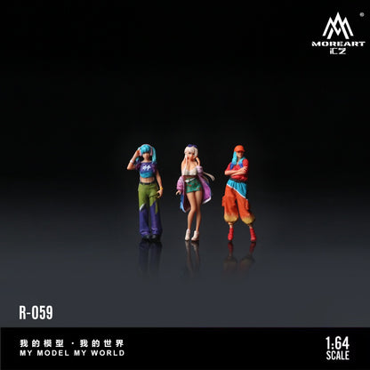 (MO223059) Trendy girl Figure Set