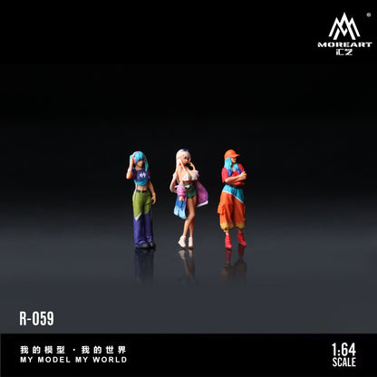 (MO223059) Trendy girl Figure Set