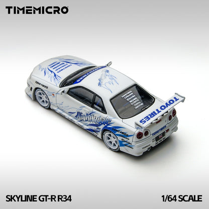 (Pre-Order) (TM800503) - Skyline GT-R R34 "Drifting Flame"