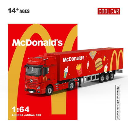 (Pre-Order)(CC646736) Mercedes-Benz Actros container truck (McDonalds livery)