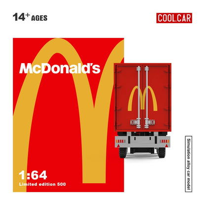 (Pre-Order)(CC646736) Mercedes-Benz Actros container truck (McDonalds livery)